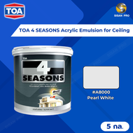 TOA 4 SEASONS Acrylic Emulsion for Ceiling ทีโอเอ โฟร์ซีซั่นส์ สีน้ำอะคริลิก สําหรับทาฝ้าเพดาน # A80