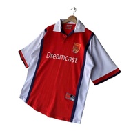 LAZADA !! เสื้อฟุตบอลสโมสรอาเซน่อล เกรดแฟนบอล ฤดูกาล 1998/1999/2000 !!! ARSENAL HOME JERSEY 1998/199