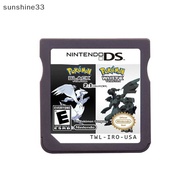 SY  Pokemon DS 3DS NDSi NDS Lite Game Card 23 In 1 Gold Heart Gintama / Beauty Black White Card Game Card SY