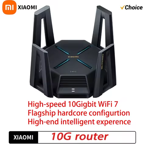 NEW Original XIAOMI 10 Gigabit Router Dual 10G Network Port WIFI Tri-band 2GB RAM Repeater Wireless 