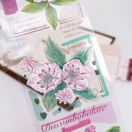 EF069山月桂_mountain laurel/ 裝飾膠帶 Masking Tape