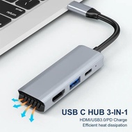 USB HUB 4K HD Adapter TYPE-C to HD 3-in-1 USB-C to HD hub 4K laptop expansion for MaBook Pro Ar M2 M