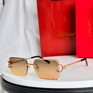 Cartier/Cartier 2025 New Style Trendy Men Women Couples Sunglasses Sunglasses Tiger Baby Outdoor Fas