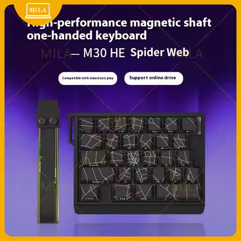 For FURYCUBE M30HE Magnetic Switch Mechanical Keyboard Wired 0.1ms 0.01mm RT 8K Single-handed Custom