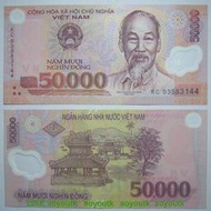 P- 121a 塑料鈔越南50000盾2003年首發 全新UNC外國錢幣保真收藏#紙幣#錢幣#外幣