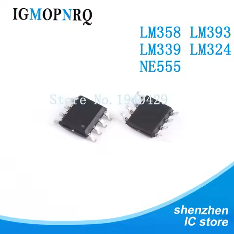 50PCS LM358DR LM324DR LM339DR LM393DR SOP SMD LM358 LM393 LM339 LM324 NE555 NE555DR Amplifier Circui