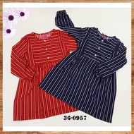 SC# [Kid Wear] Baju Blouse T - Shirt Lengan Panjang Casual Budak Perempuan / Girl Long Sleeves Striped T - Shirt