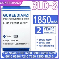 Mobile Phone Battery Bld-3 1850mAh For Nokia 2100 3200 3300 I6260 6220 6610 6610i 7210 7250 7250i