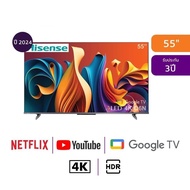 HISENSE ทีวี 55Q6N Google TV 55 นิ้ว 4K UHD QLED รุ่น 55Q6N ปี 2024