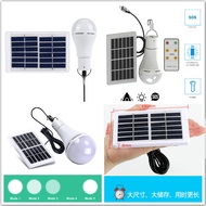 Solar Light Bulb Outdoor 25W Rechargeable Led Bulb Solar Powered Light with Remote Timer, Lighting