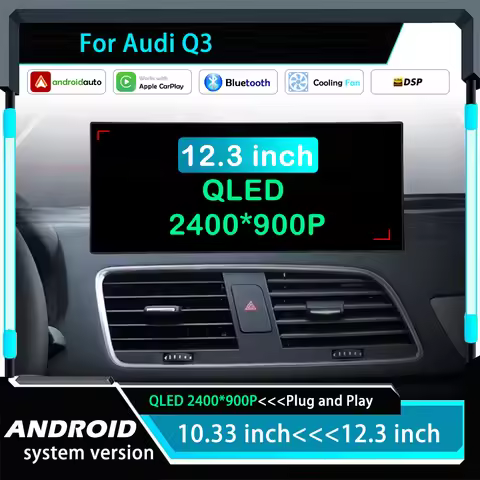 Wireless Carplay 4G Android OS for Audi Q3 2013 - 2018 GPS Navigation Car Video Multimedia Player Wi