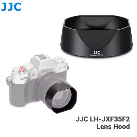 JJC Square Lens Hood for Fujifilm XC 35mmF2 XF 23mmF2 R WR XF 35mmF2 R WR Lens For Fuji XH2S X-T5 X-