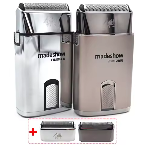 Madeshow M7 Shavers for Men,Professional Oil Head Reciprocating Hair Clippers Metal Body 0MM Cutter 