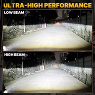 {good} H4 Bi LED Projector Headlight Bulbs Canbus Turbo Light No Error 20000LM Super Bright for All 