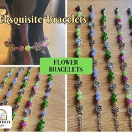 Handmade Bead Chain Bracelet Apatite, Tourmaline, Angelite, Peridot Love, Bloom & Faith WWB - 001
