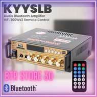 MURAH COD KYYSLB Audio Bluetooth Amplifier HiFi 300Wx2 Remote Control / ampli power 5000 watt rumaha