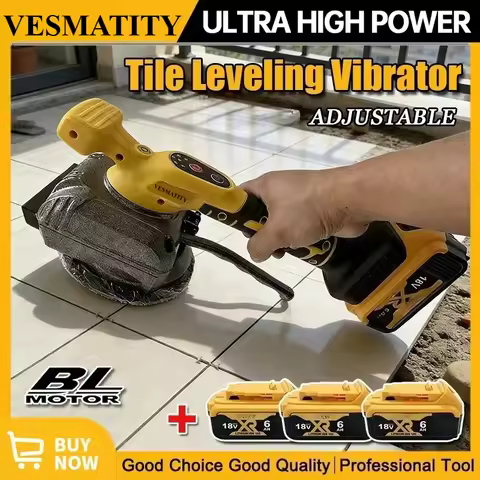 Suitable Tile Tiling Machine Cordless Wall Floor Tiles Laying Vibrating Tool Floor Vibrator Suction 