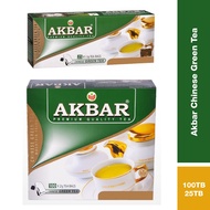 Akbar Tea Pure Ceylon Premium Chinese Green Tea (100TB / 25TB)