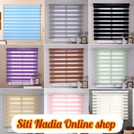 TOP RATED Bidai Kain | Zebra Blind | Langsir | Roller Blind | Windows Curtain A+ PREMIUM Quality Rea