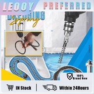 Drainage Clog Remover Spring Pipe with Electric Drill Connector for Sink Drain Cleaner Toilet Clog R