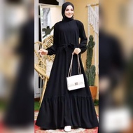 Black Arabic abaya dress - abaya dress - Turkish abaya dress - abaya dress - abaya dress - black aba