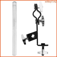 WIT Cowbell Bracket Adjustable Cowbell Mount for Up or Down Adjustment Cowbell Clamp