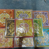 Nine-color lotus paper 19×19cm 360 sheets DIY folded lotus paper Buddhist worship supplies