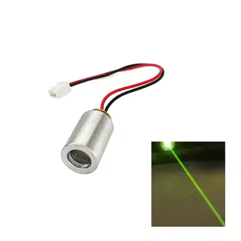 Dot 555nm 560nm 10-20mW Green-Yellow Laser Module DIY Flashlight Stage Lighting Woodwork