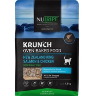 Nutripe Cat Krunch Oven-Baked NZ King Salmon & Chicken with Green Tripe 1.6kg