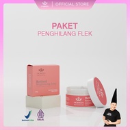 HIQWEEN PAKET PENGHILANG FLEK (RETINOL NIGHT GEL + RETINOL BRIGHTENING SOAP) Moisturizer Membersihka