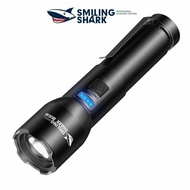 Sunny SMILING SHARK Torchlight Led M77 6000LM Super Bright Flashlight Rechargeable Torch Light with 