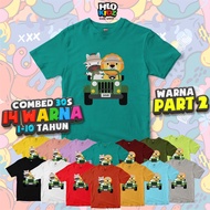 Unisex Premium Cotton Combed 30S Children's T-Shirt Age 1 2 3 4 5 6 7 8 9 10 Years Old T-Shirt Tops 