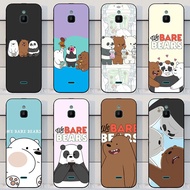 Bears For Casing Nokia 6300 4G TA-1286 TA-1291 TA-1287 TA-1294 TA1307 TA-1324 Nokia 8000 4G TA-1305 Camera Protect Protective Candy Color Silicone Cover