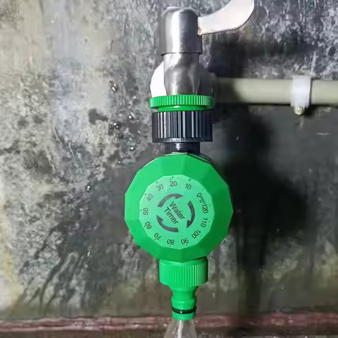 1PCS Water Timer 0-120 Min Automatic Shut Off Garden Irrigation Controller Manual Hose Watering Time