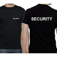 🔥Ready Stock🔥 Stylish Security black t shirt workwear fancy dress bodyguard uniform worktmen t-shirt