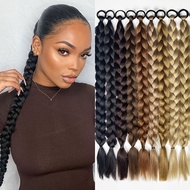 Fish Bone Braids Ponytail 60cm Wig Headdress Braids Twist Long Braids Hair Rope Boxing Braids High T
