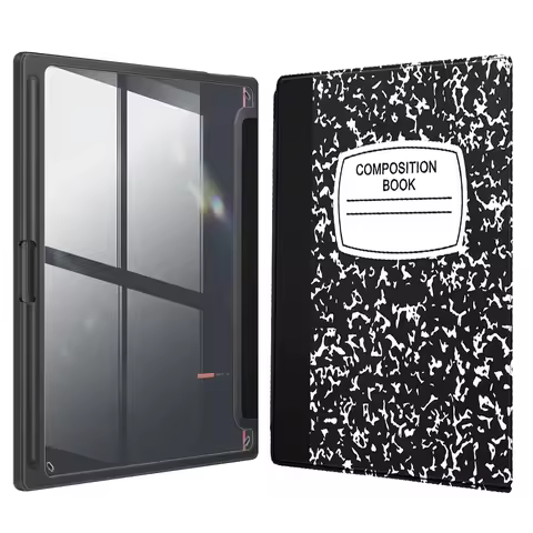 Case For Onyx Boox Note Air 3 4 C Case 10.3" eBook Flip Book Magnetic with Hard Acrylic Back Coque S