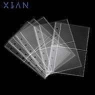 XIANEE Multiple Pockets Sleeve, PP Acid Free Transparent Photocard Binder Sheets, A7 Photocard Holde