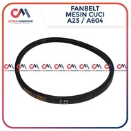 MESIN GZ12... Fanbelt A33 Sanken Washing Machine Fan Belt Fanbelt A 23 A-604E A 604