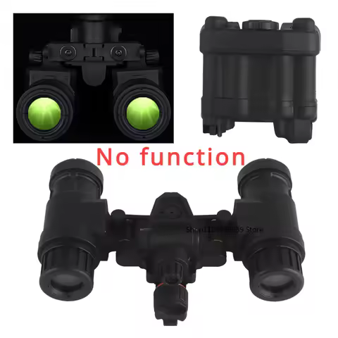Dual-Tube AN/PVS-31 Dummy Goggle Prop – Airsoft Tactical Helmet Accessory for Cosplay & Outdoor Game