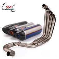 Motorcycle Exhaust System CBR650 CB650R Full Exhaust Muffler R77 Muffler Silencer For CB650F CB650R 
