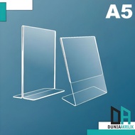 Qris Stand, acrylic table brochure display