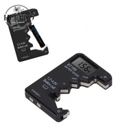 HEEPDD Battery Tester  Universal Checker Small for C AAA D N 9V 6F22 1.5V 3V Button (Black)