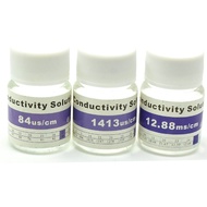 84 µS/cm 1413 µS/cm 12.88 mS/cm EC TDS Salinity Calibration Solution 25ml