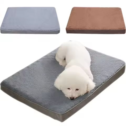 Dog Bed Mat with Zipper Remolvable Pet Mattress for Dog Sleeping Mat Washable Dog Mattress Pet Pad C
