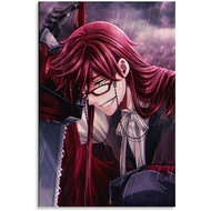 Anime Poster Black Butler Grell Sutcliff Poster Decorative Painting Canvas Wall Art Living Room Post