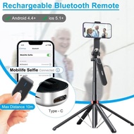 P185 Tongsis Tripod Bluetooth Selfie Stick Remote HP 360 Rotation 180