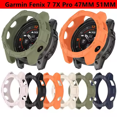 TPU Protective Cover For Garmin Fenix 7 7S 7X Pro Soft Silicone Case For Garmin Epix Pro (Gen 2) 51m