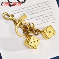 EverToner Good Luck Dice Keychain Personalized Classical Shaped Dice Car Keychain Bag Pendant Fashio
