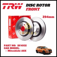 (2 pcs) TRW Disc Brake Rotor Front for DF4932 for Mitsubishi ASX ( 294mm )